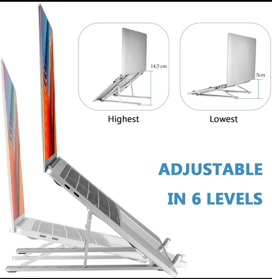 Folding Laptop Stand – Metal Body