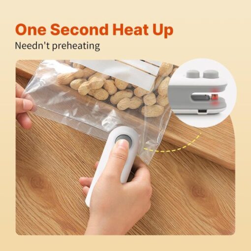 Mini Heat Sealer (Portable & Easy Seal)