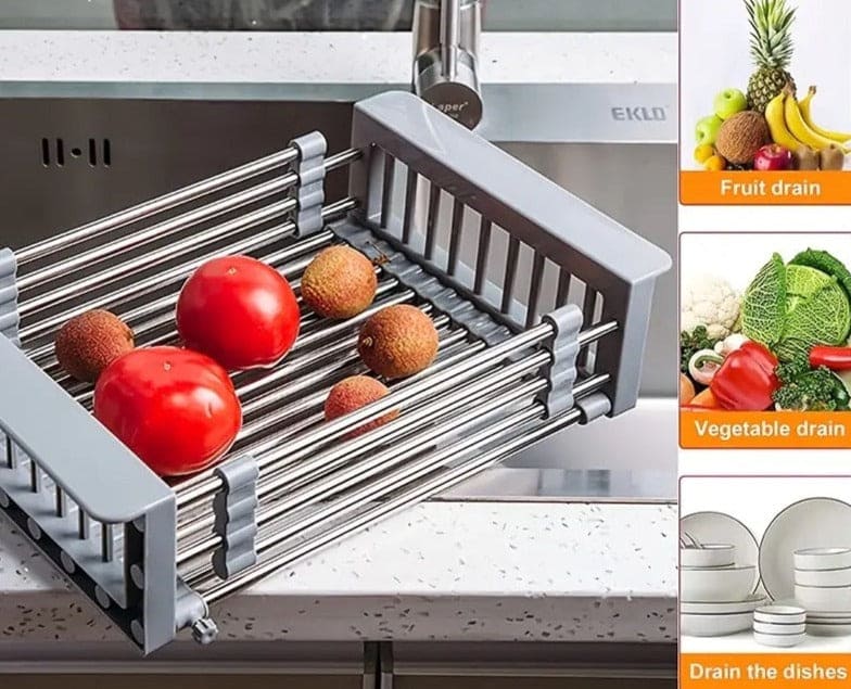 Over Sink Dish Drying Rack - Space Saving Dish Drainer for| Pakistan