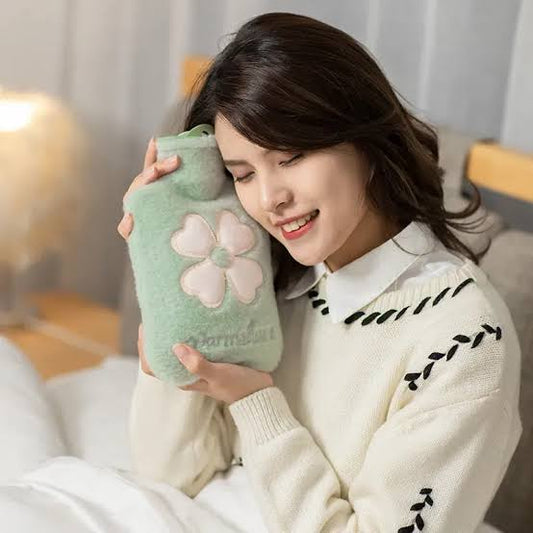 Portable Winter Hand Warmer Plush Electric Hot Water Bag